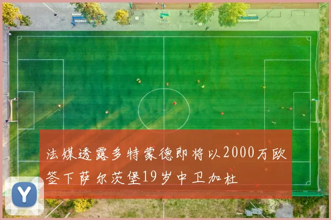 法媒透露多特蒙德即将以2000万欧签下萨尔茨堡19岁中卫加杜